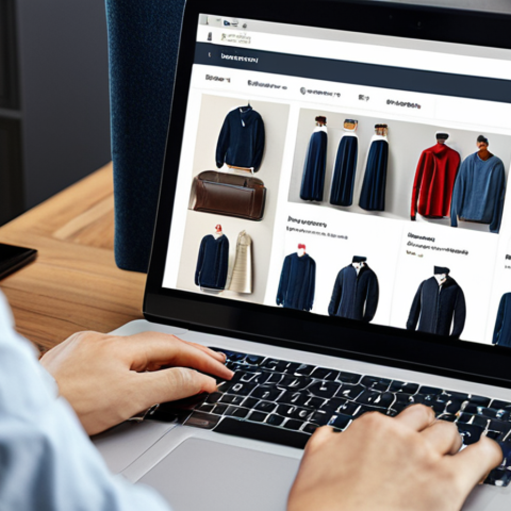 전자상거래 실무와 AI 쇼핑몰 기술의 융합 사례 - Personalized E-commerce Experience**

"A customer browsing an e-commerce website on a laptop, surrou...