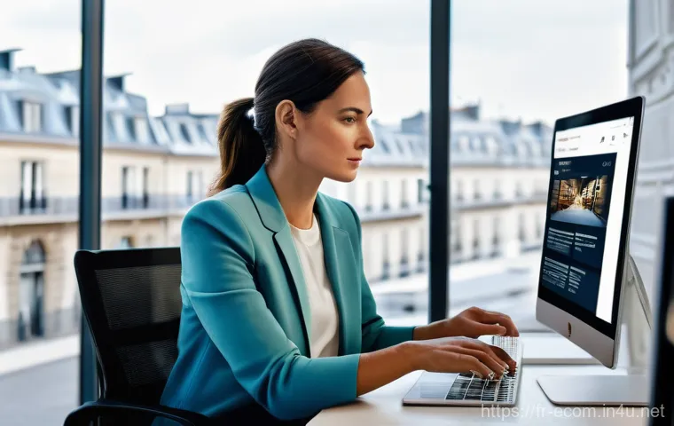 전자상거래 실기 시험의 최신 경향과 분석 - Image Prompt 1: Data-Driven E-commerce Strategy in Paris**